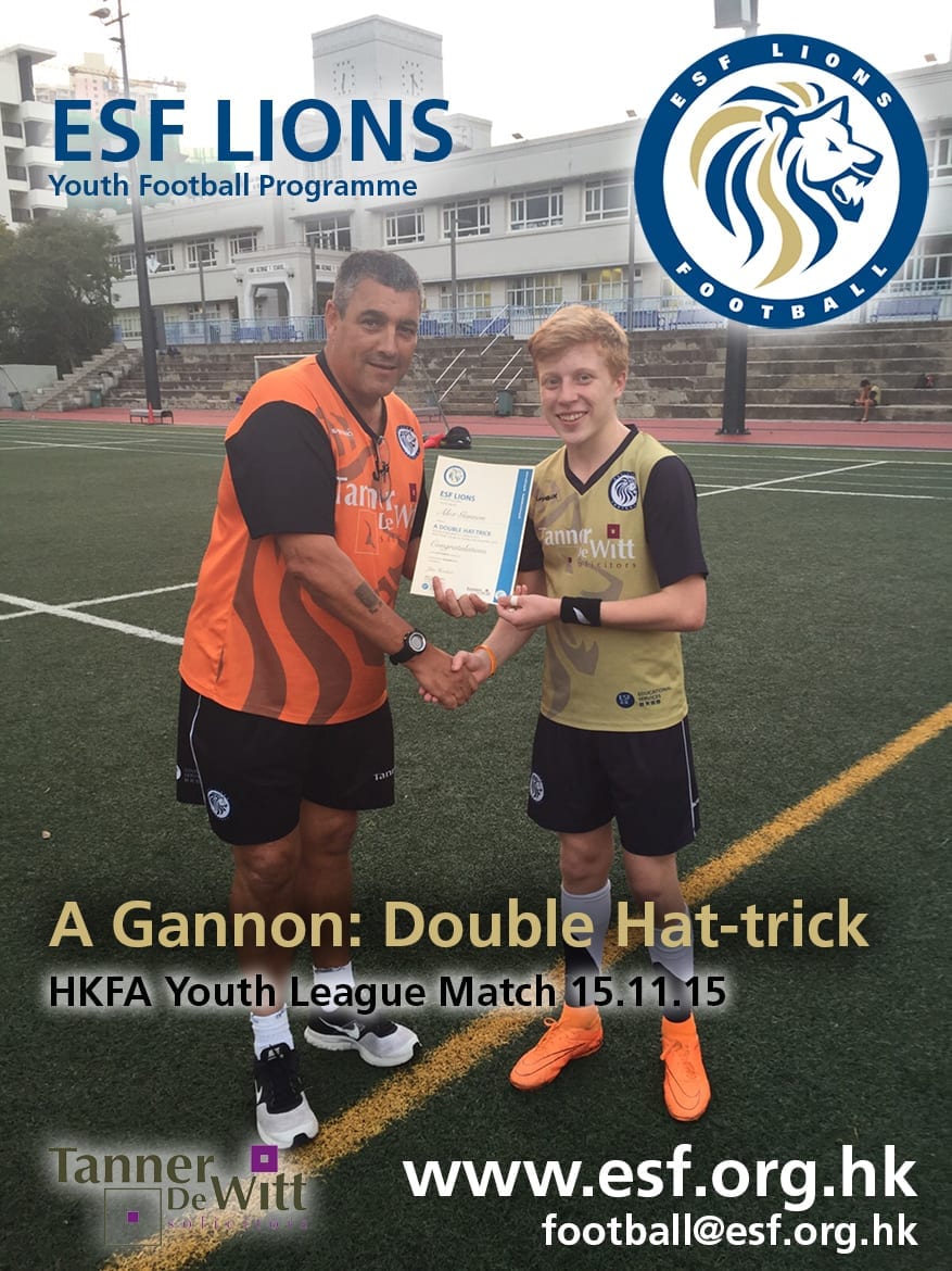 Lions Double Hat trick Gannon