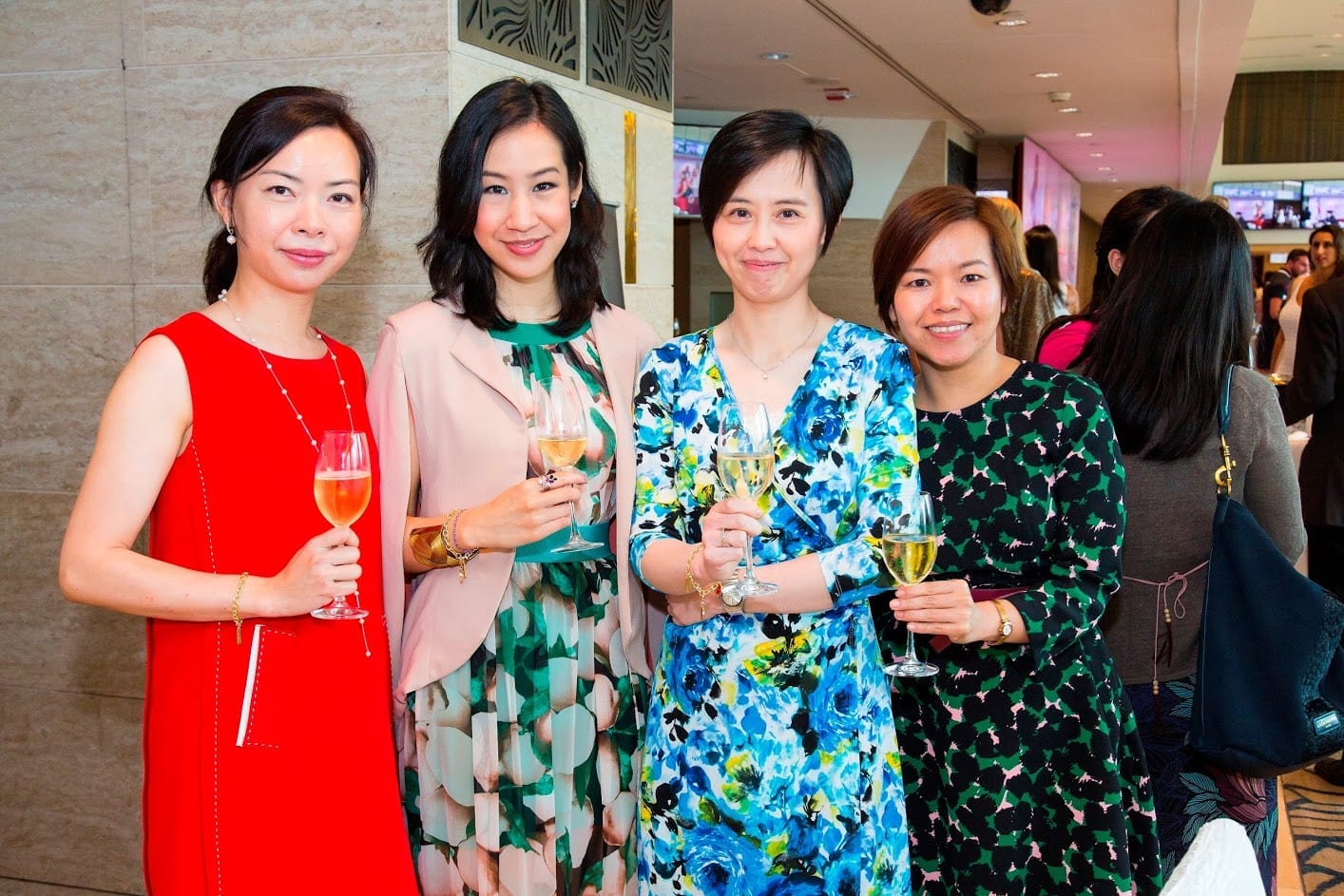 Partner Pamela Mak and solicitor Veronica Chan with guests