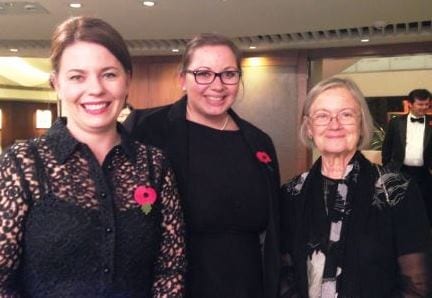 Tanner De Witt's Joanne Brown and Elizabeth Seymour-Jones with Baroness Hale