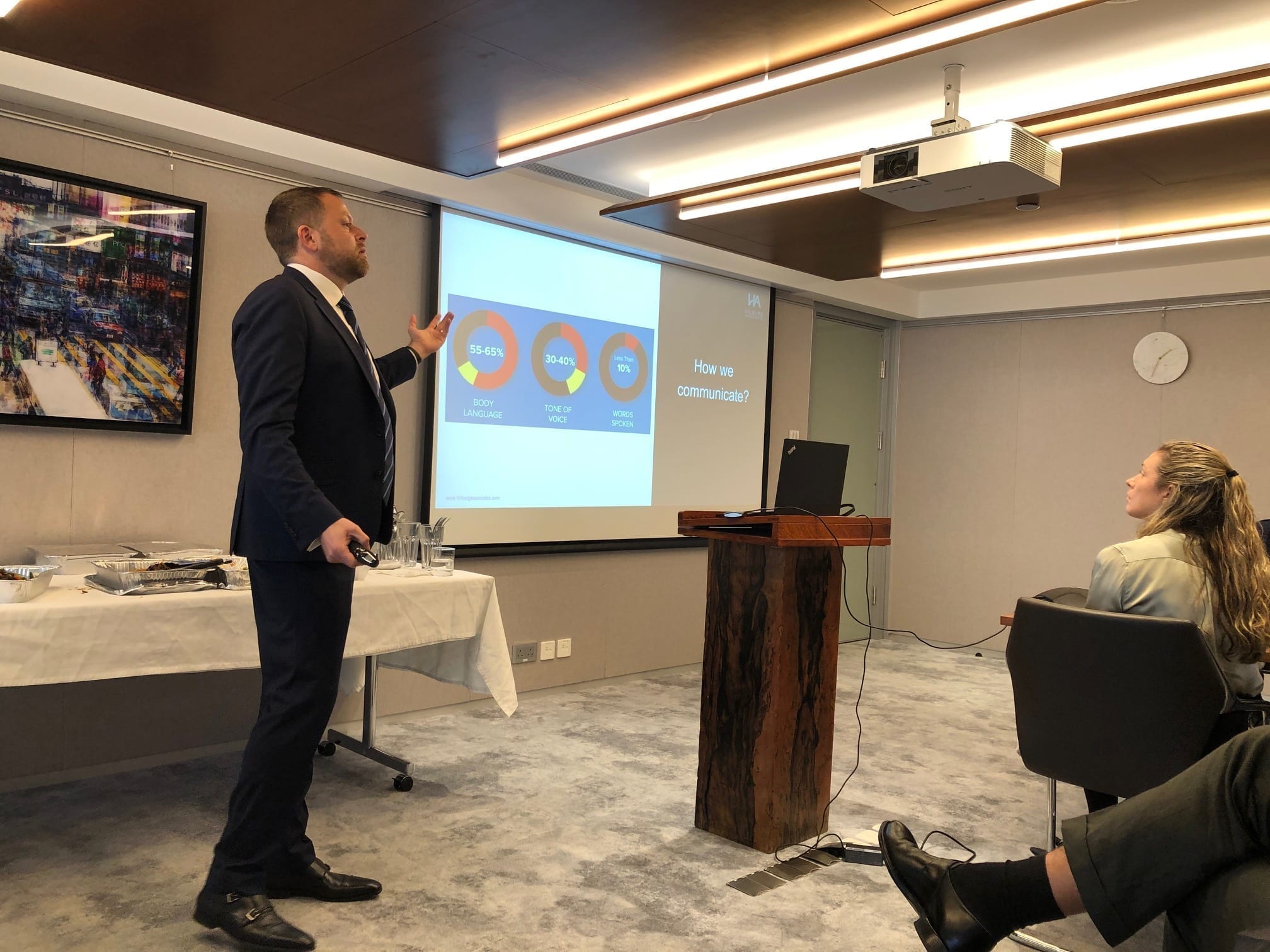 Tanner De Witt receives training on Investigative Interviewing from