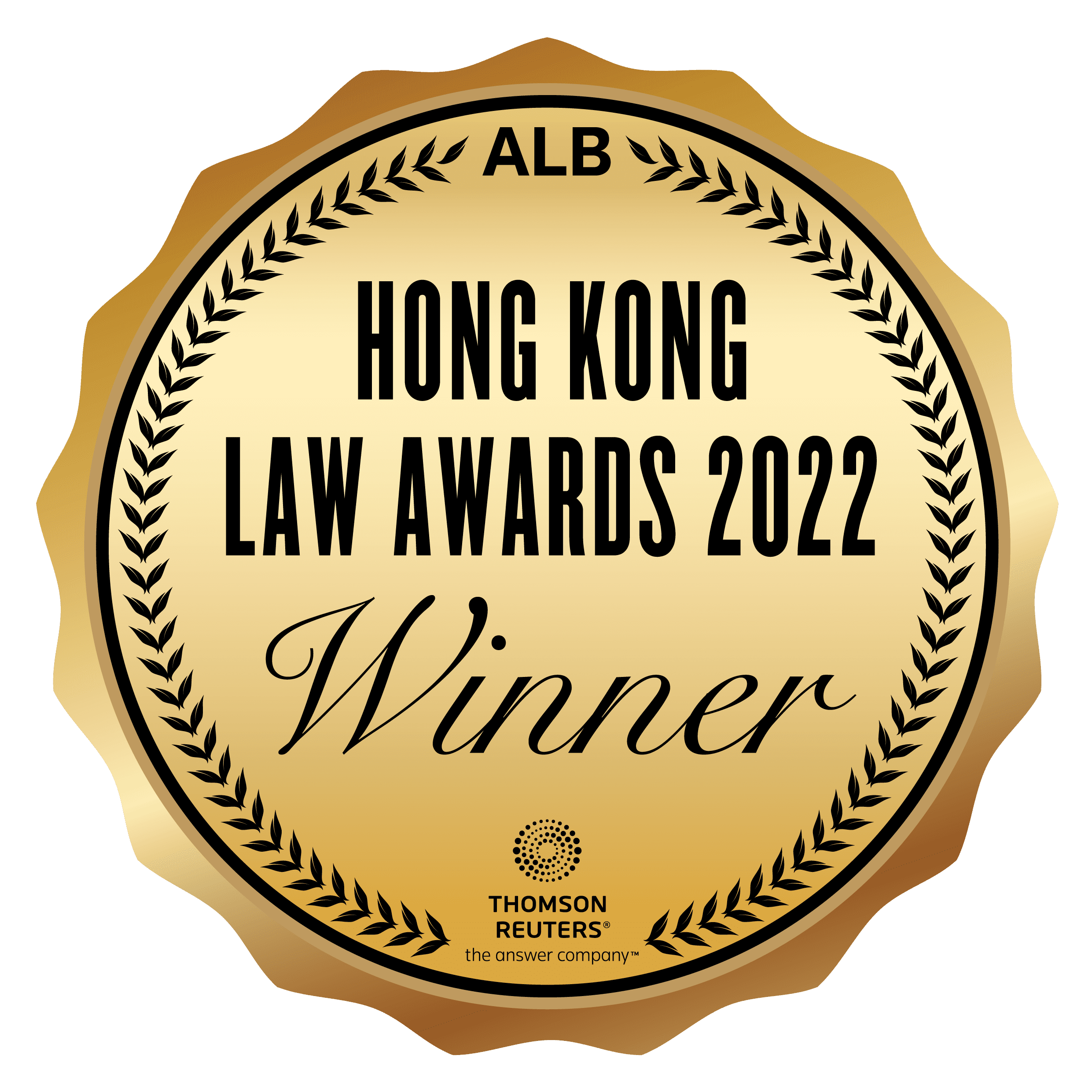 2022 Kingfisher ALB Hong Kong Awards as Matrimonial and Family Law Firm of the Year
