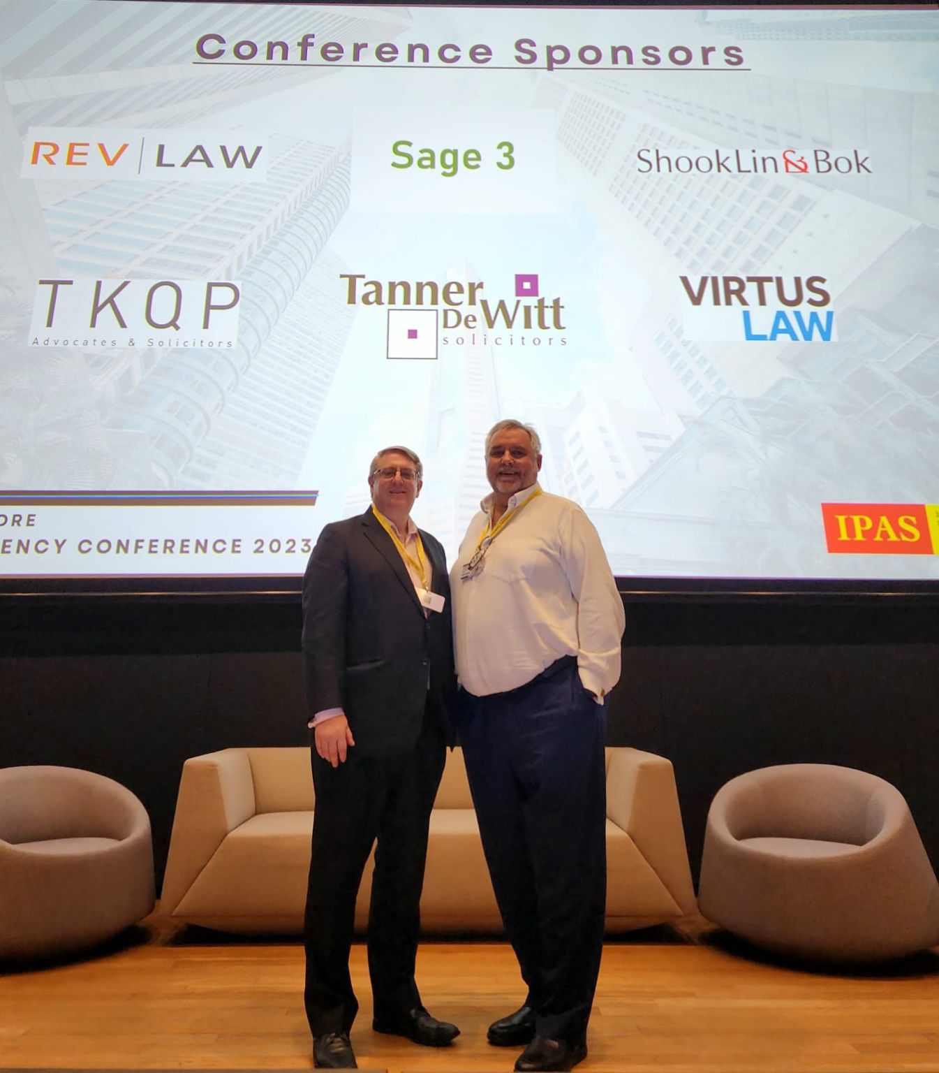 Tanner De Witt at the Singapore Insolvency Conference 2023 Tanner De